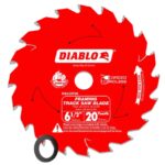 Diablo D0620TSR 6-1/2" 20T Framing Track Saw Blade
