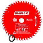 Diablo D0648TSF 6-1/2" 48T Fine Finish and Plywood Cutting Track Saw Blade