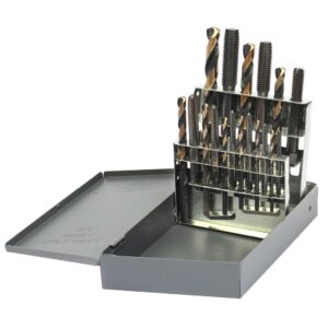 Drillco 400NC2018 Nitro HSS Tap and Drill Set 18-Piece (1)