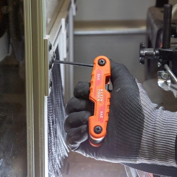 Klein 70540 Compact Folding SAE Hex Key Set (2) Klein 70540 Compact Folding SAE Hex Key Set