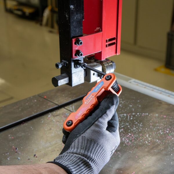 Klein 70590 Compact Folding SAE/Metric Hex Key Set 12-Key