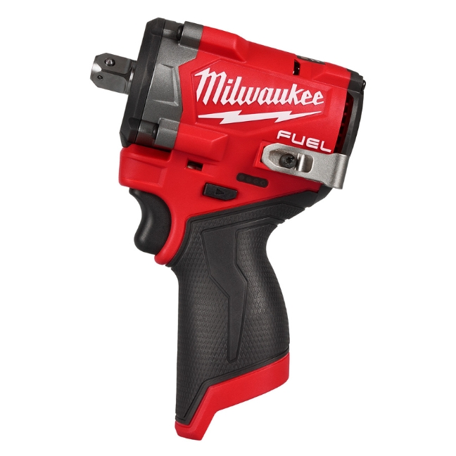 Milwaukee 2563P-20 M12 FUEL 1/2" Drive Stubby Impact Wrench with Pin Detent - Tool Only