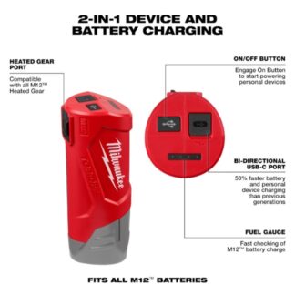 Milwaukee 48-59-1211 M12 TOP-OFF Power Supply and Charger (2)