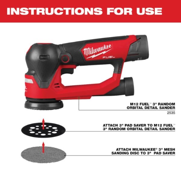 Milwaukee 48-80-6401 3" Pad Saver