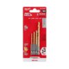 Milwaukee 48-89-4644 4PC SHOCKWAVE™ Red Helix Titanium Drill Bit Set