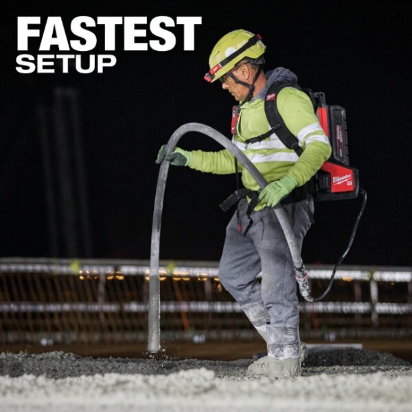 Milwaukee 48-37-3218H MX FUEL High Cycle Concrete Vibrator 32ft Whip with 1.75" Head