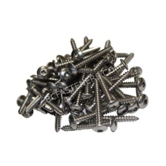 #6 Truss Head Square Drive Sheet Metal Tapping Screws Zinc