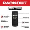 Milwaukee 48-22-8391B PACKOUT 12oz Insulated Bottle with Sip Lid - Black