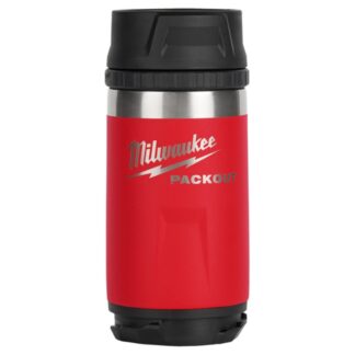 Milwaukee 48-22-8391R PACKOUT 12oz Insulated Bottle with Sip Lid - Red