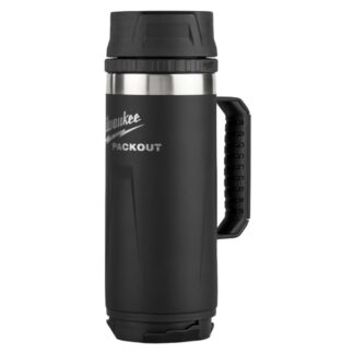 Milwaukee 48-22-8394B PACKOUT 18oz Insulated Mug with Sip Lid - Black