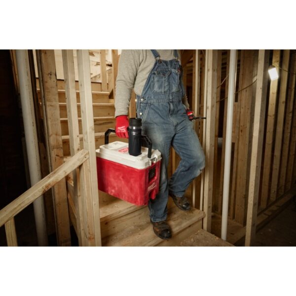 Milwaukee 48-22-8395B PACKOUT 18oz Insulated Bottle with Sip Lid - Black