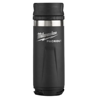 Milwaukee 48-22-8395B PACKOUT 18oz Insulated Bottle with Sip Lid - Black