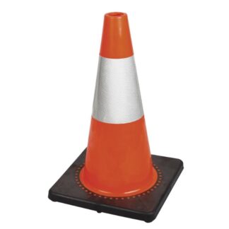 Pioneer 181 V6200350 18" Premium PVC Flexible Safety Cone with 6" Reflective Band