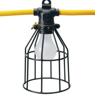 Southwire 7599SW 12/3 100ft Metal Cage String Lights