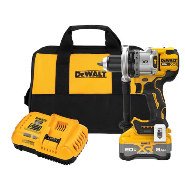 DeWalt DCD1007WW1 20V MAX XR 1/2" 3-Speed Brushless Hammer Drill Kit