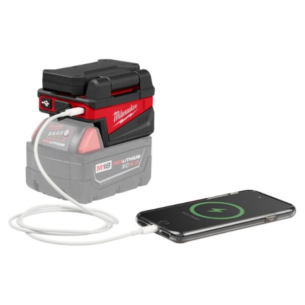 Milwaukee 2359-20 M18 ROVER Compact Folding Flood Light with USB Charging - Tool Only