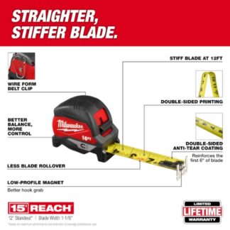 Milwaukee 48-22-1016M 25ft Magnetic Tape Measure (2)