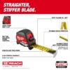 Milwaukee 48-22-1017M 16ft/5m Magnetic Tape Measure