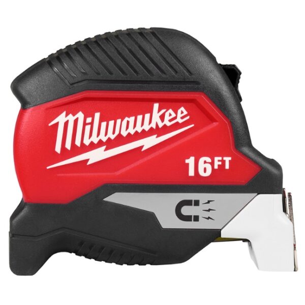 Milwaukee 48-22-1018M 16ft Electrician's Magnetic Tape Measure Milwaukee 48-22-1018M 16ft Electrician's Magnetic Tape Measure