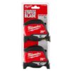 Milwaukee 48-22-1025MG 25ft Magnetic Tape Measure 2-Pack