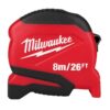 Milwaukee 48-22-1726 26ft8m Compact Tape Measure Milwaukee 48-22-1726 26ft/8m Compact Tape Measure