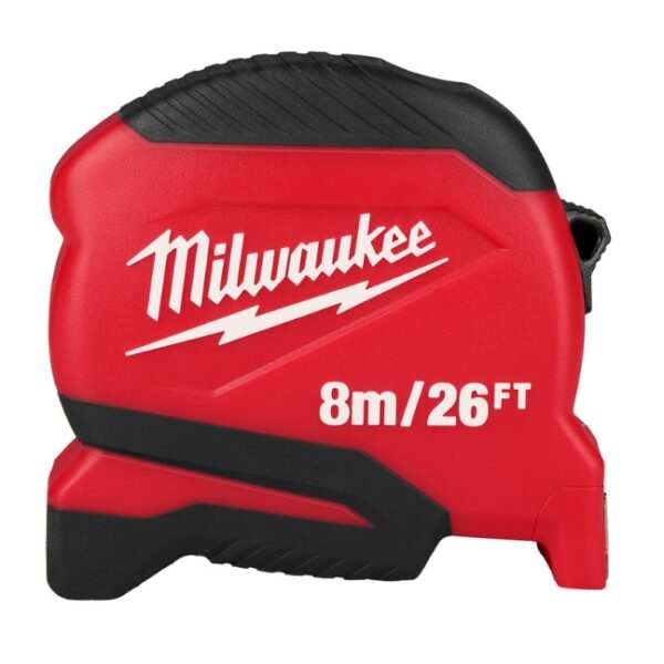 Milwaukee 48-22-1726 26ft8m Compact Tape Measure Milwaukee 48-22-1726 26ft/8m Compact Tape Measure