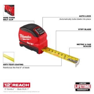 Milwaukee 48-22-1817 16ft/5m AUTO-LOCK Tape Measure