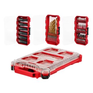 Milwaukee 48-32-5162 SHOCKWAVE IMPACT DUTY Drill, Drive and Fasten PACKOUT Set 60-Piece