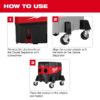 Milwaukee 49-90-2201 PACKOUT Debris Separator Casters