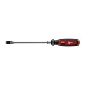 Milwaukee MT210 USA Made 3/8" Slotted x 8" Shank Cushion Grip Demolition Screwdriver
