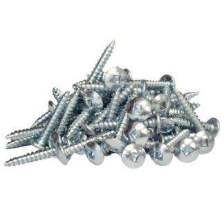 Sheet Metal Tapping Screw Truss Head Square Drive - Zinc