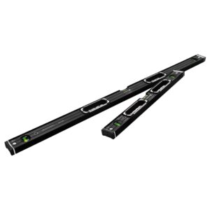 Stabila 37300 DARK SHADOW Type 196-2 24″ / 48″ Level Set