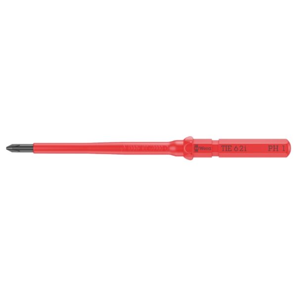 Wera 006510 KK VDE 62 i Insulated Blade for Phillips Screws, PH1 x 157mm Wera 006510 KK VDE 62 i Insulated Blade for Phillips Screws, PH1 x 157mm