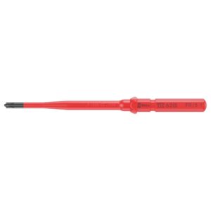 Wera 006516 KK VDE 62 iS Insulated Slim Blade for Phillips/Slotted Screws, #1 x 157mm