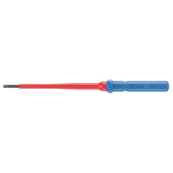 Wera 006518 KK VDE 64 i Insulated Blade for Hex Screws, 2.5mm x 157mm Wera 006518 KK VDE 64 i Insulated Blade for Hex Screws, 2.5mm x 157mm