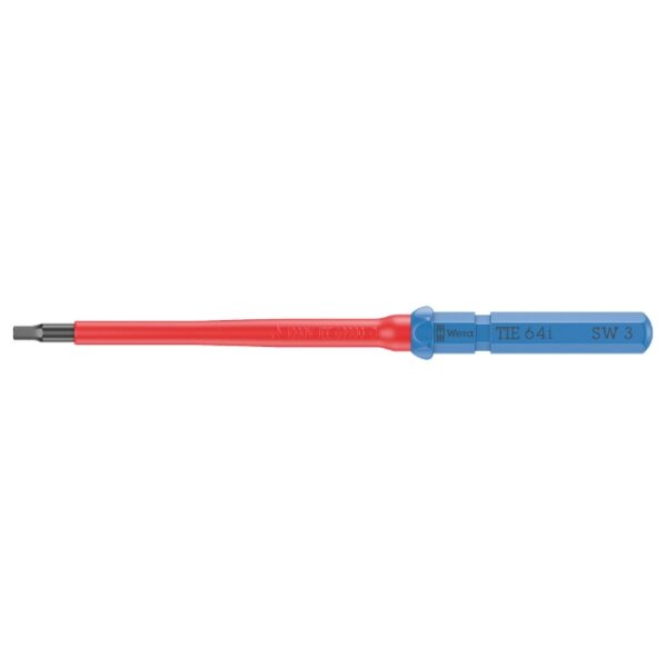 Wera 006519 KK VDE 64 i Insulated Blade for Hex Screws, 3.0mm x 157mm Wera 006519 KK VDE 64 i Insulated Blade for Hex Screws, 3.0mm x 157mm