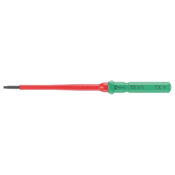 Wera 006533 KK VDE 67 i Insulated Blade for TORX Screws, T9 x 157mm Wera 006533 KK VDE 67 i Insulated Blade for TORX Screws, T9 x 157mm
