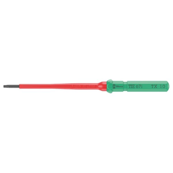 Wera 006534 KK VDE 67 i Insulated Blade for TORX Screws, T10 x 157mm Wera 006534 KK VDE 67 i Insulated Blade for TORX Screws, T10 x 157mm