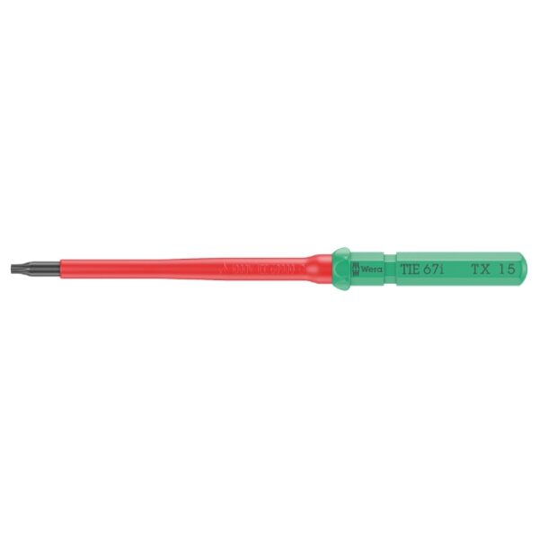 Wera 006535 KK VDE 67 i Insulated Blade for TORX Screws, T15 x 157mm Wera 006535 KK VDE 67 i Insulated Blade for TORX Screws, T15 x 157mm