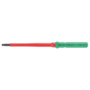 Wera 006536 KK VDE 67 i Insulated Blade for TORX Screws, T20 x 157mm