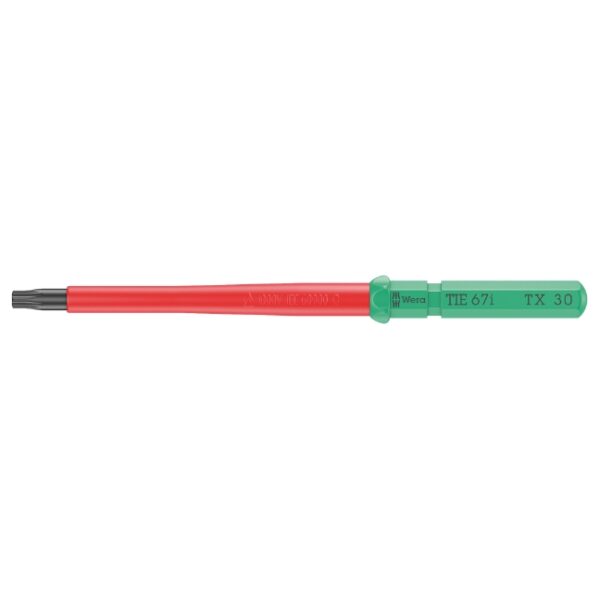 Wera 006539 KK VDE 67 i Insulated Blade for TORX Screws, T30 x 157mm Wera 006539 KK VDE 67 i Insulated Blade for TORX Screws, T30 x 157mm