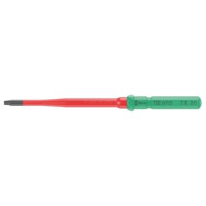 Wera 006541 KK VDE 67 iS Insulated Slim Blade for TORX Screws, T20 x 157mm