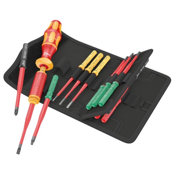 Wera 006605 Kraftform Kompakt VDE 15 Torque Extra Slim 1 Tool Finder Set 1.2 - 3.0 Nm 15-Piece Wera 006605 Kraftform Kompakt VDE 15 Torque Extra Slim 1 Tool Finder Set 1.2 - 3.0 Nm 15-Piece