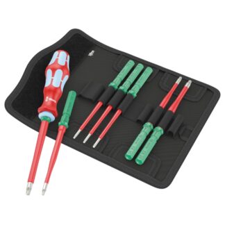 Wera 006630 Kraftform Kompakt VDE Stainless 8 Extra Slim 1 Tool Finder Set 8-Piece