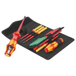 Wera 006641 Kraftform Kompakt VDE Turbo i Imperial 1 Tool Finder Set 16-Piece