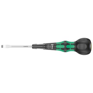 Wera 007900 Kraftform Ball-Grip Slotted Screwdriver, 1.0 x 6.0 x 100 mm