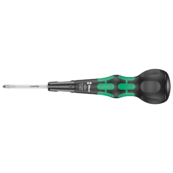 Wera 007905 Kraftform Ball-Grip Phillips Screwdriver PH1 x 80mm Wera 007905 Kraftform Ball-Grip Phillips Screwdriver PH1 x 80mm