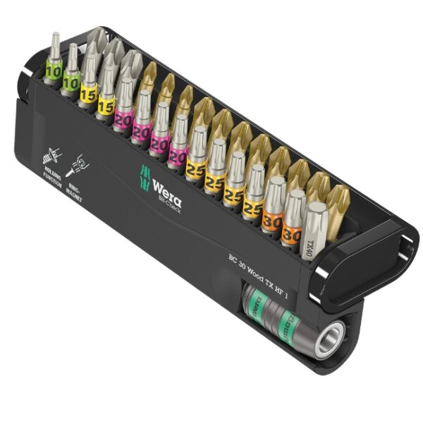 Wera 057437 Bit-Check 30 Wood TX HF 1 SB 30-Piece Wera 057437 Bit-Check 30 Wood TX HF 1 SB 30-Piece