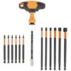 Klein 33804 ProFlex Impact-Rated Interchangeable Ratcheting T-Handle Set 23-Piece