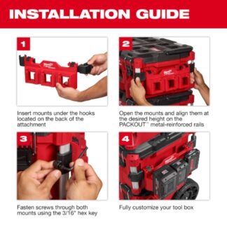 Milwaukee 48-22-8601 PACKOUT Tool Box Attachment Mount